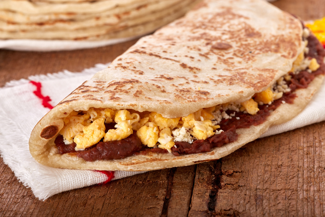 Typical Food Baleada Honduran