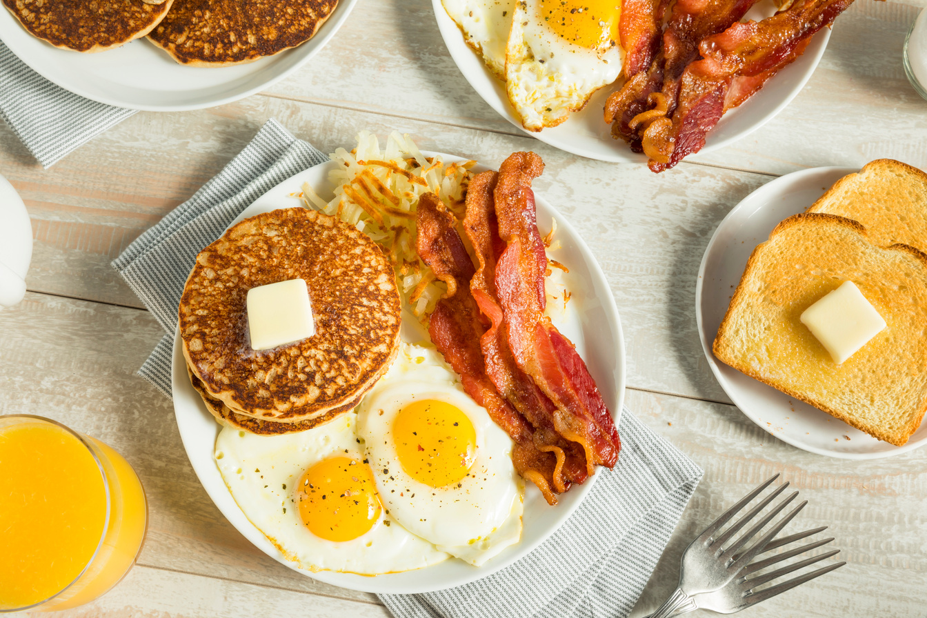 Healthy Full American Breakfast